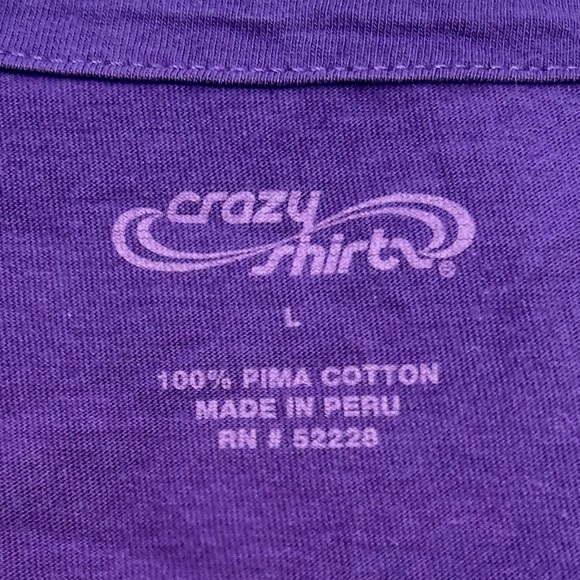 Crazy Shirts Purple Women's Top - Picture 3 of 6